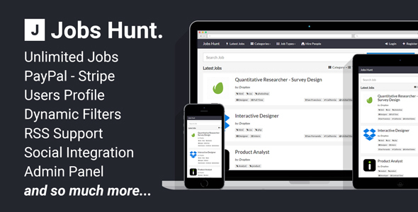 Jobs Hunt v1.3 - The Job Portal
