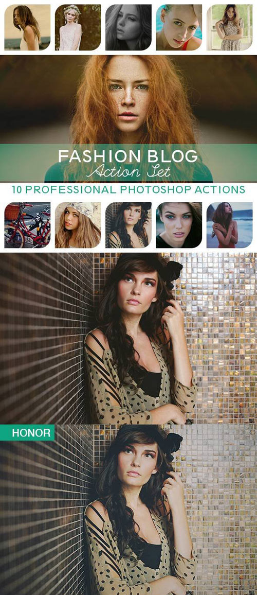 10 PRO Photoshop Actions Vol.I
